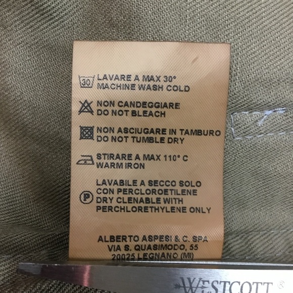 ASPESI ATA Patch Pocket Cotton Linen Button Shirt - Picture 7 of 8